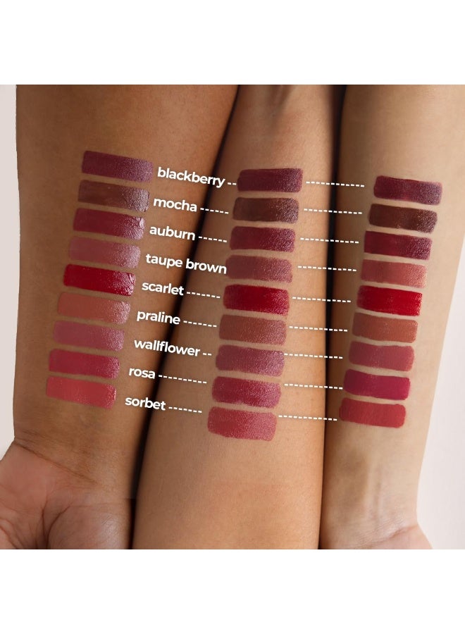 روبيز أورجانيك روج ليكويد عضوي من روبي، قوام كريمي ناعم - خفيف الوزن، شديد الصباغ، لمسة مخملية ناعمة، لون غني طويل الأمد، غير جاف، لجميع أنواع البشرة، خالٍ من السيليكون والبارابين - برالين، 6.5 مل - Image 4